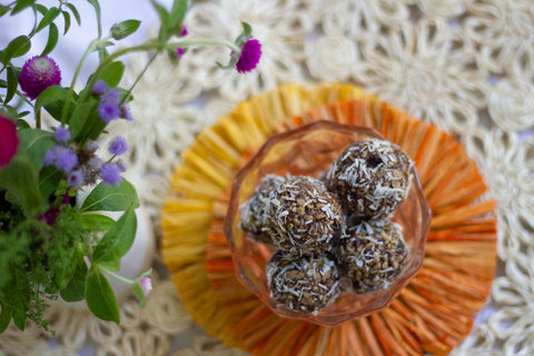 plant based dessert balls